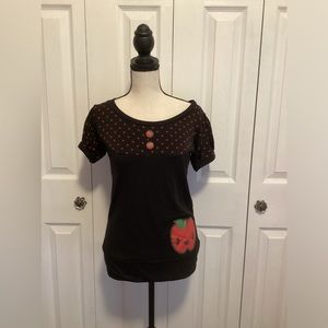 ModCloth Apple Top Size L